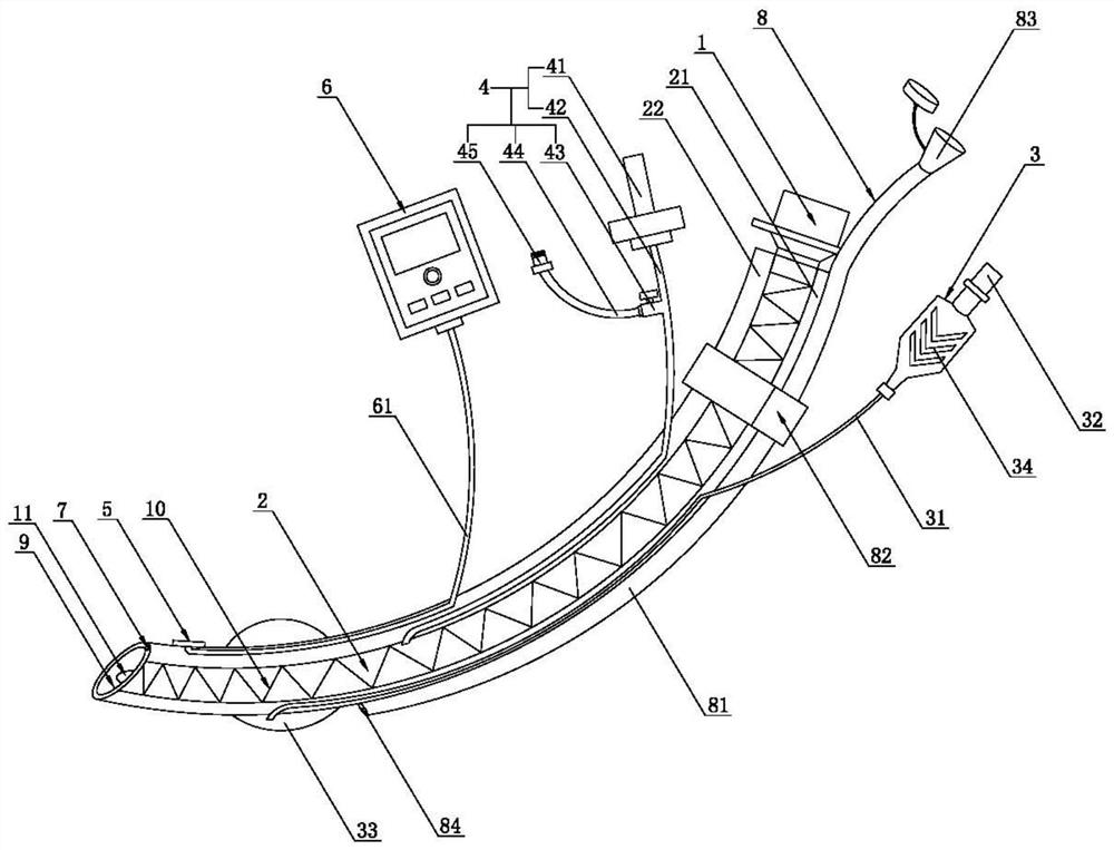 Multifunctional trachea cannula and manufacturing method thereof