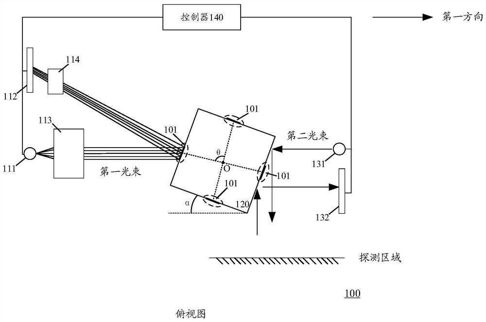 Laser detection device, control method thereof, control device and terminal