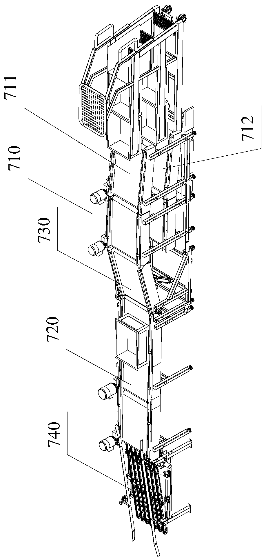 Logistics storage center and intelligent transfer station thereof