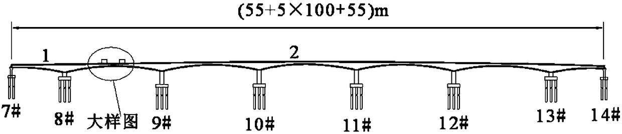 Counterweight method under asymmetric bridge flexibility on both sides of Helong section during cantilever construction