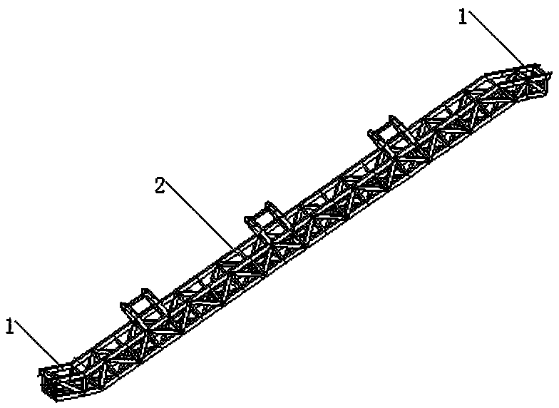 An installation method of long-span space truss