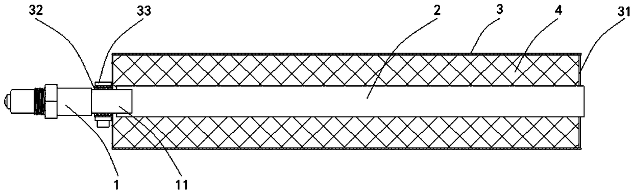 High-temperature-resistance oxygen sensor device