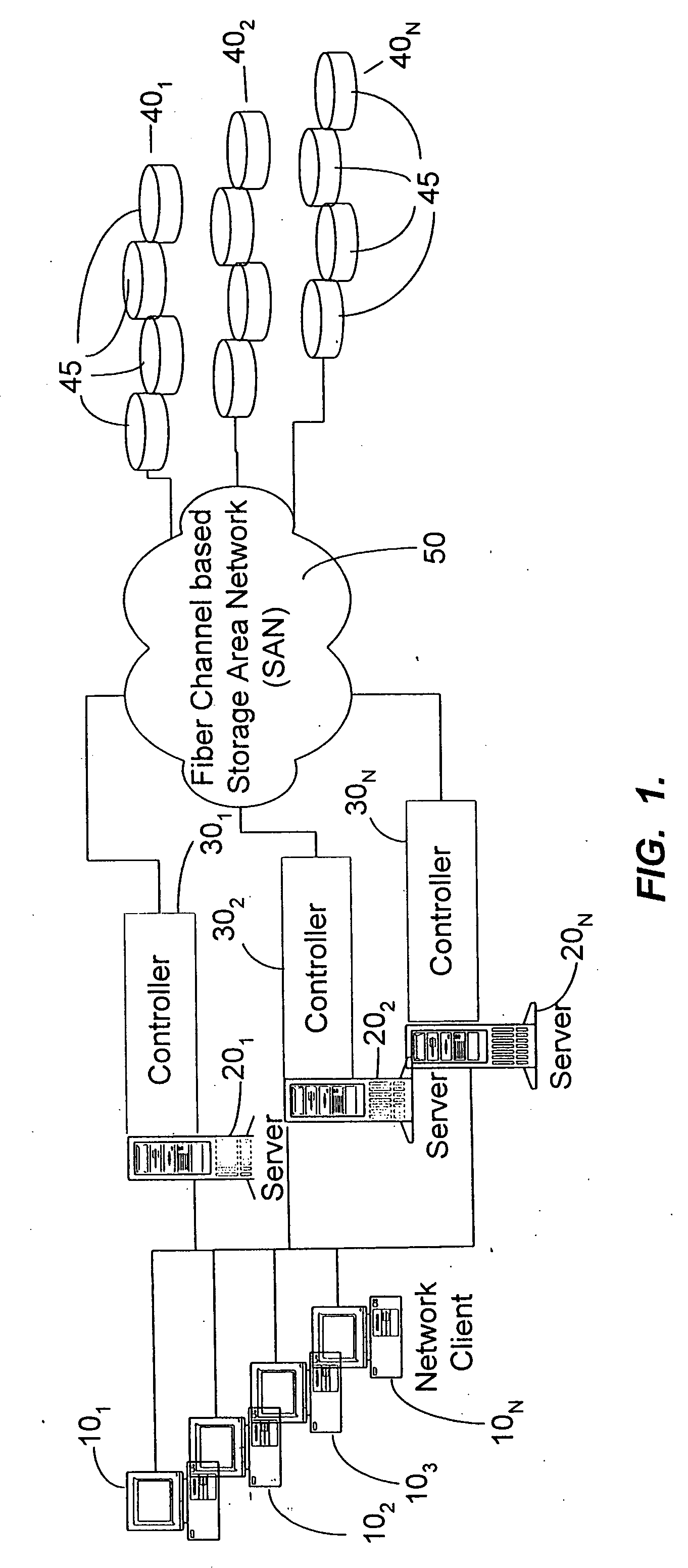 Methods and systems for implementing shared disk array management functions