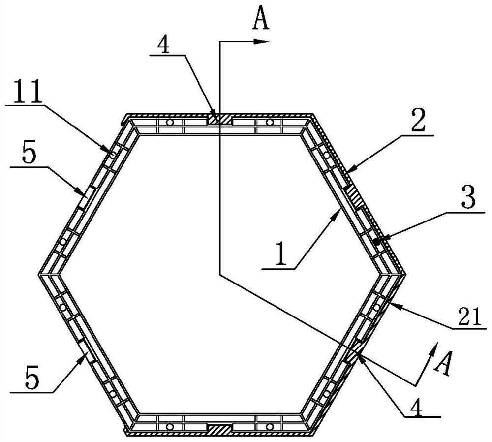 Buckle type installation structure of exterior wall decoration