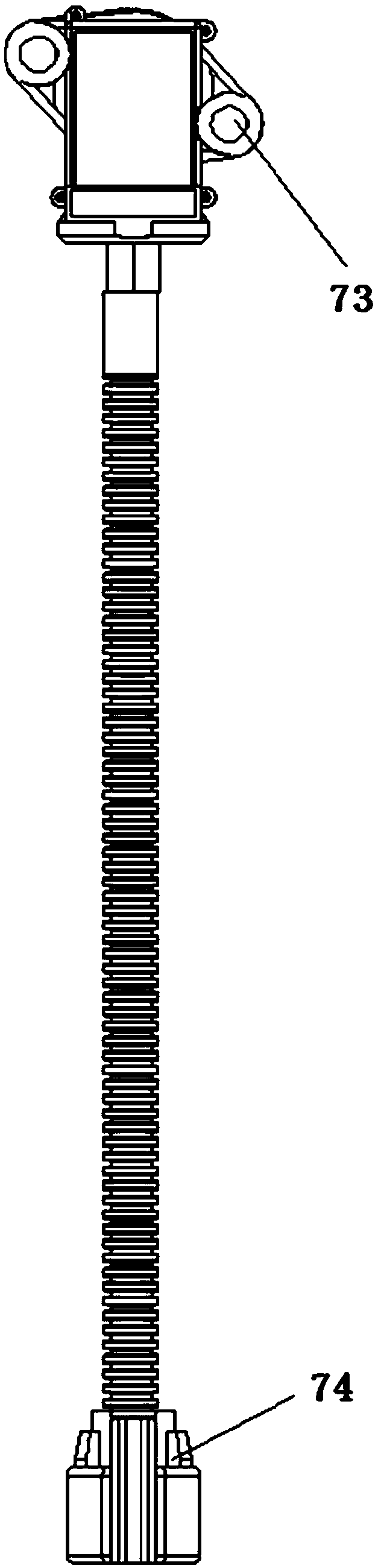 Mounting structure for adapter of diesel oil filter