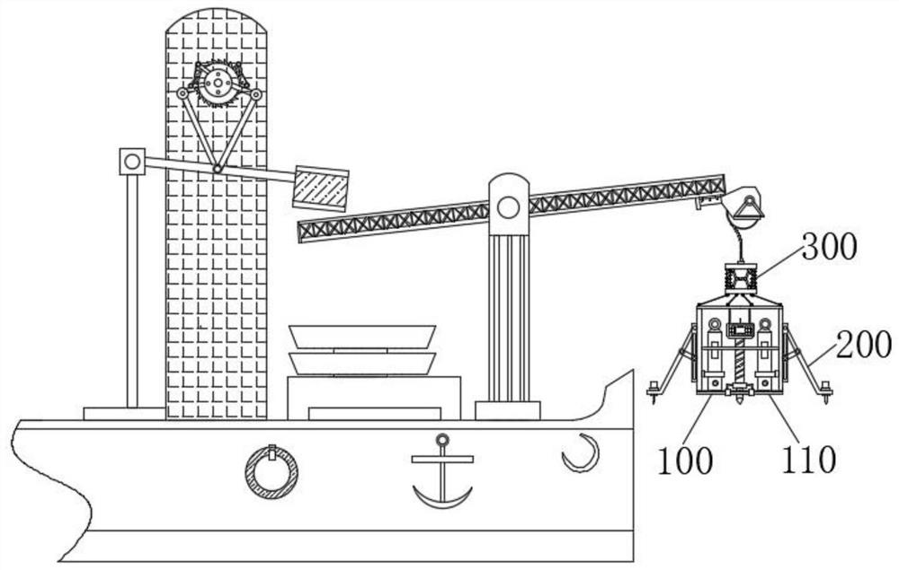 Gravity vibration composite deep sea sampler with anti-disturbance structure