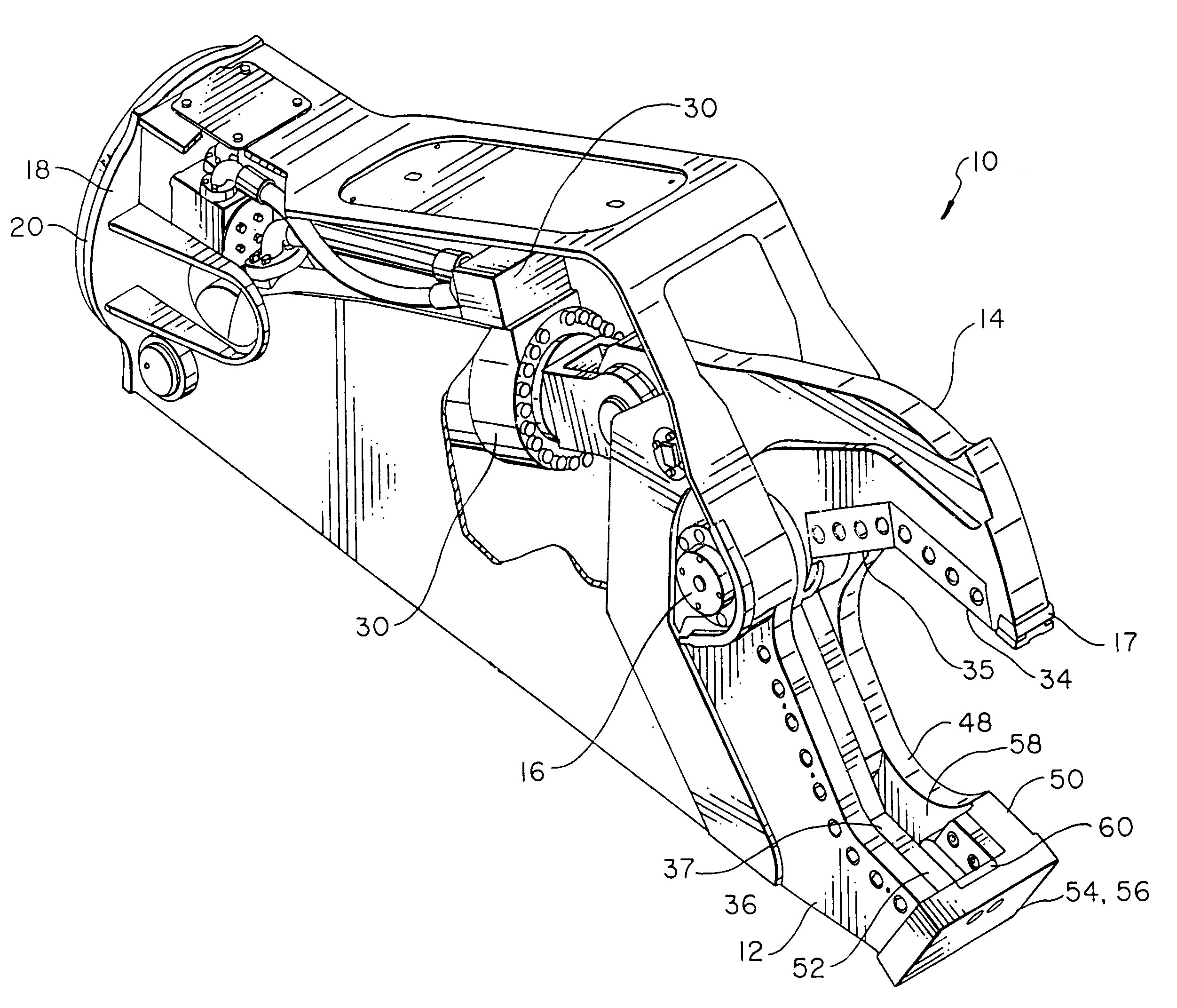 Heavy-duty demolition apparatus with replaceable tip and rotatable cross blade