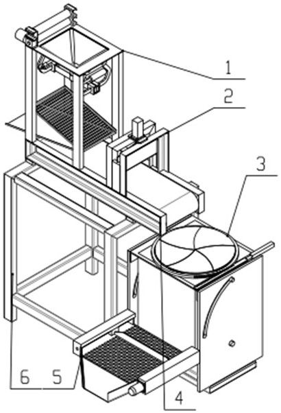 Pig intestine cutting and cleaning equipment