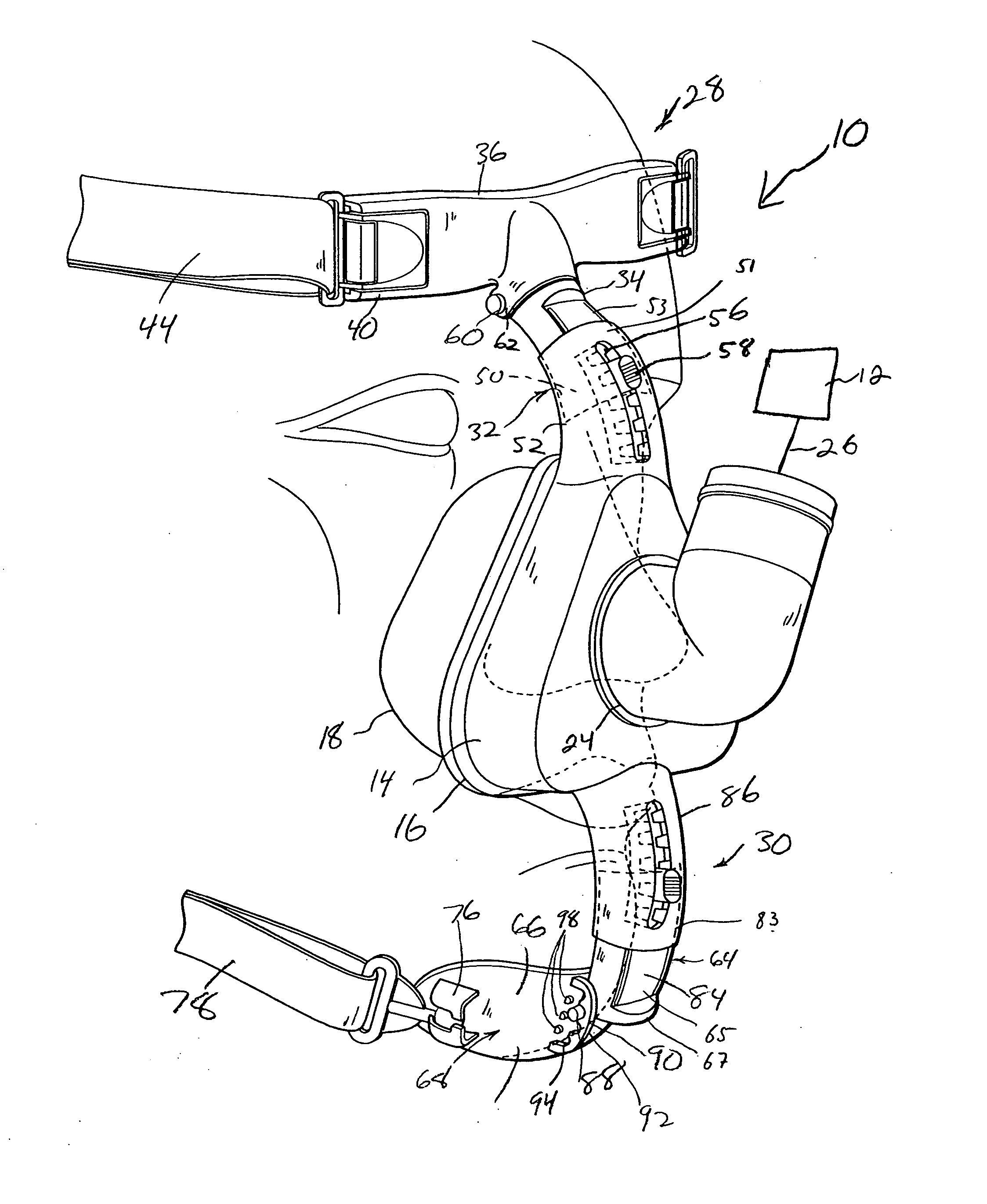 Patient interface with forehead and chin support