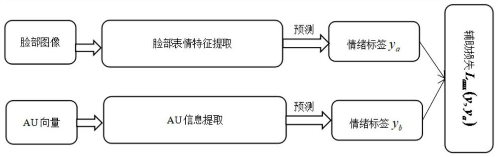 Facial expression recognition method and system based on deep privileged network