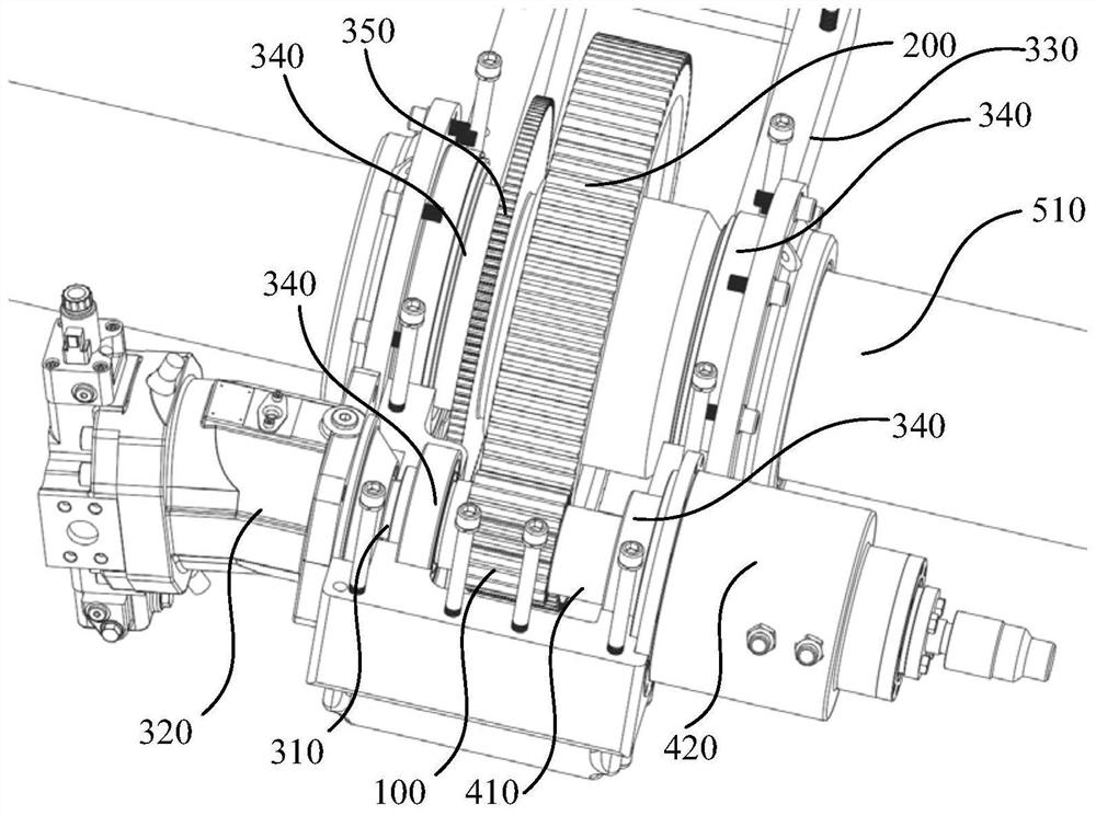 Axle gear box