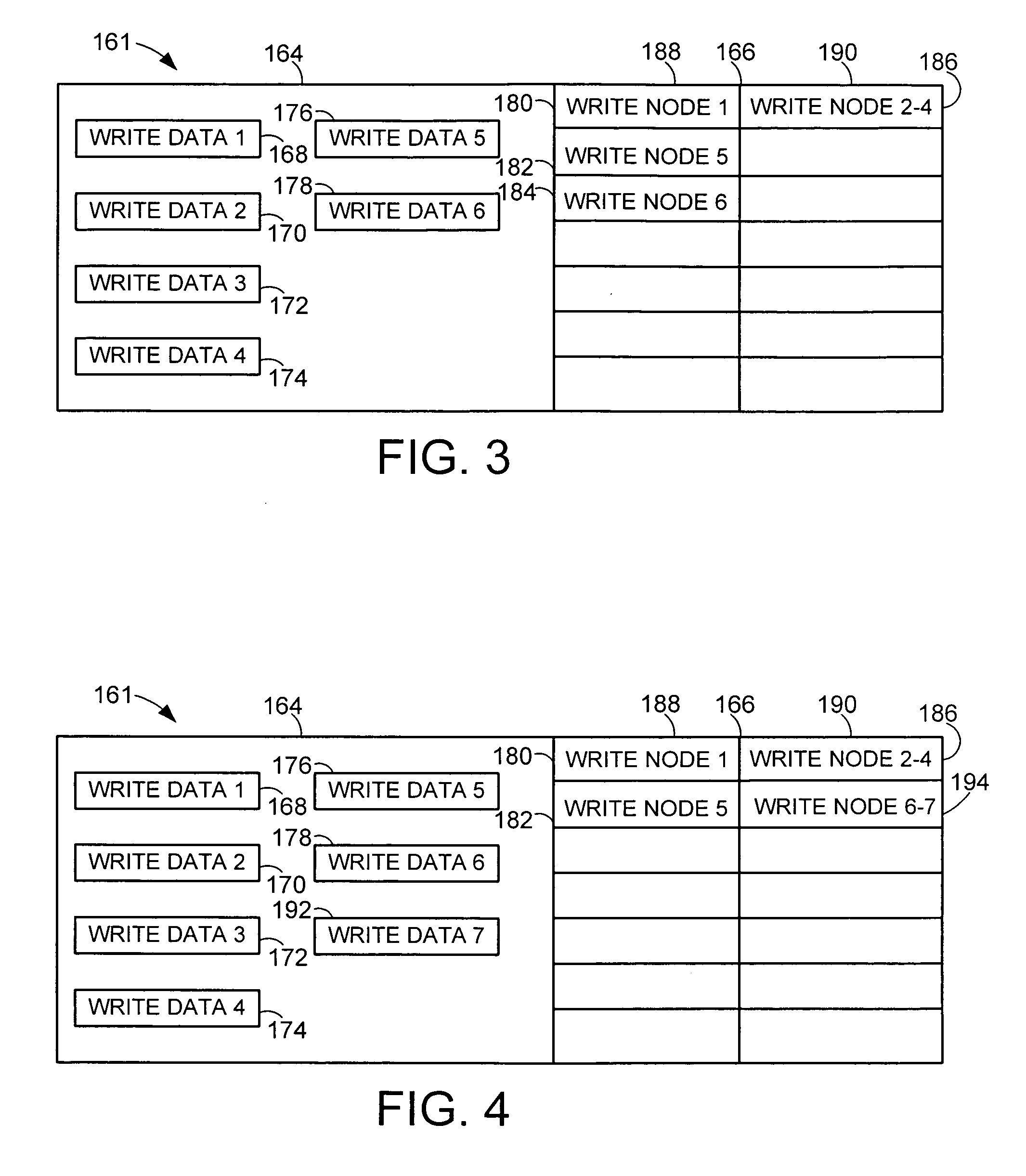 Write caching random data and sequential data simultaneously