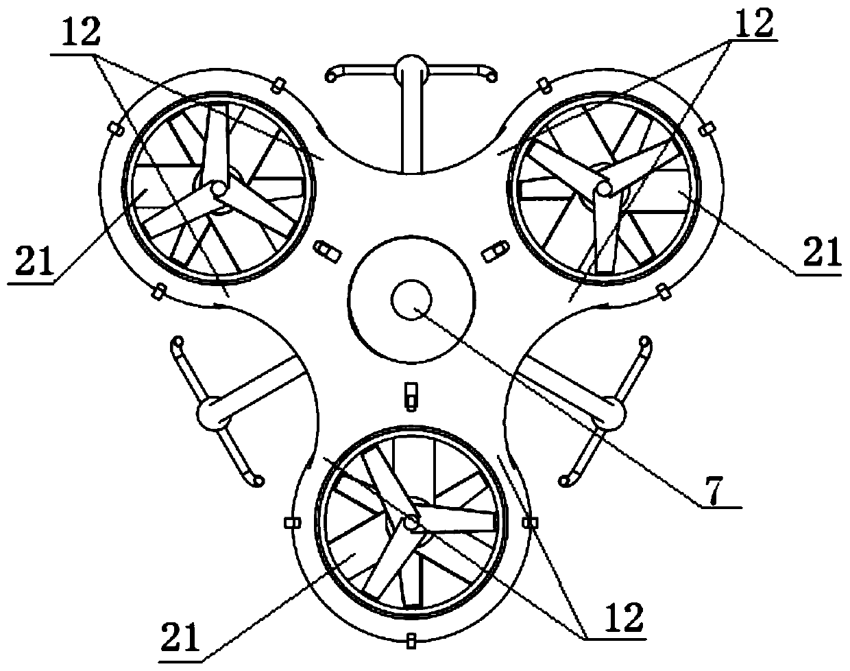 Multifunctional tilting duct unmanned aerial vehicle