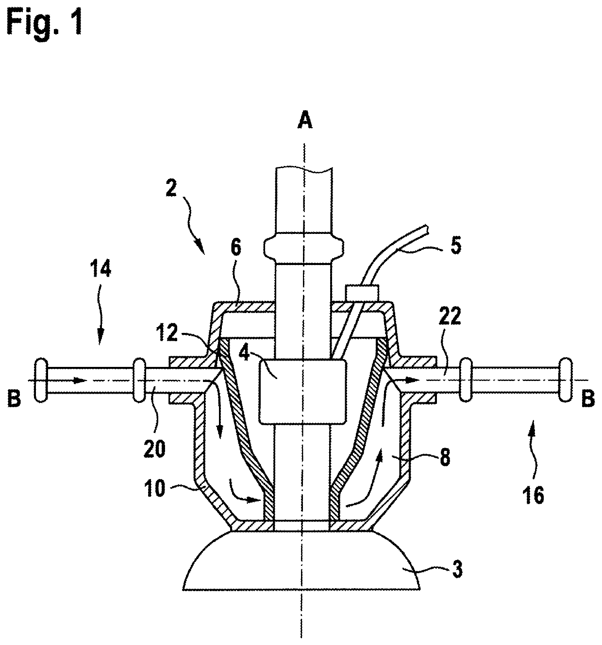 Heat sink for an injection/metering valve