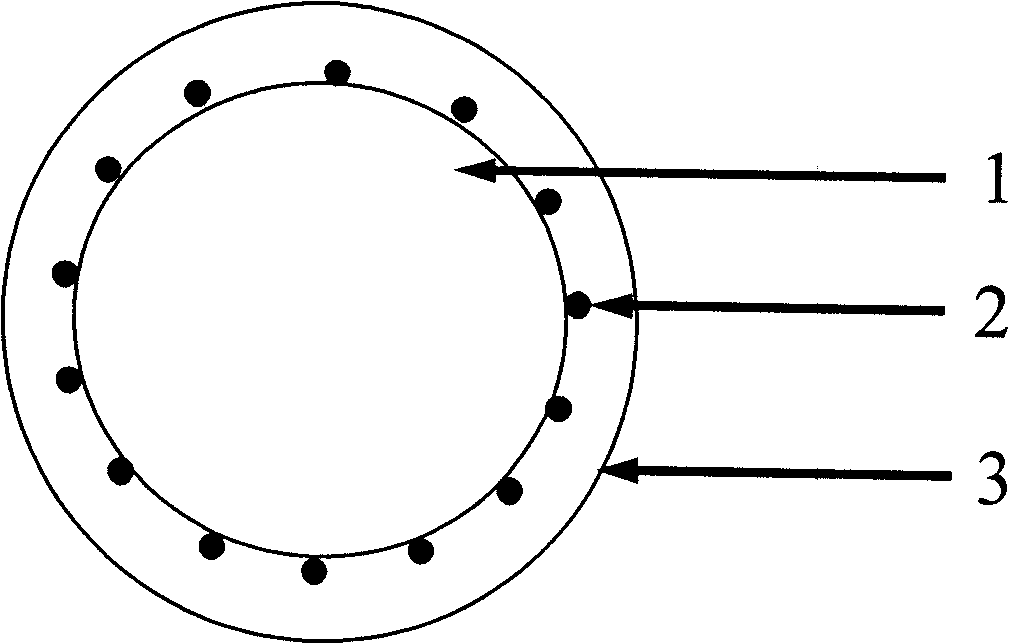 Method for preparing carbon fiber loaded composite photocatalysis membrane