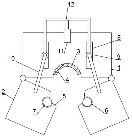 A transmission line cleaning device