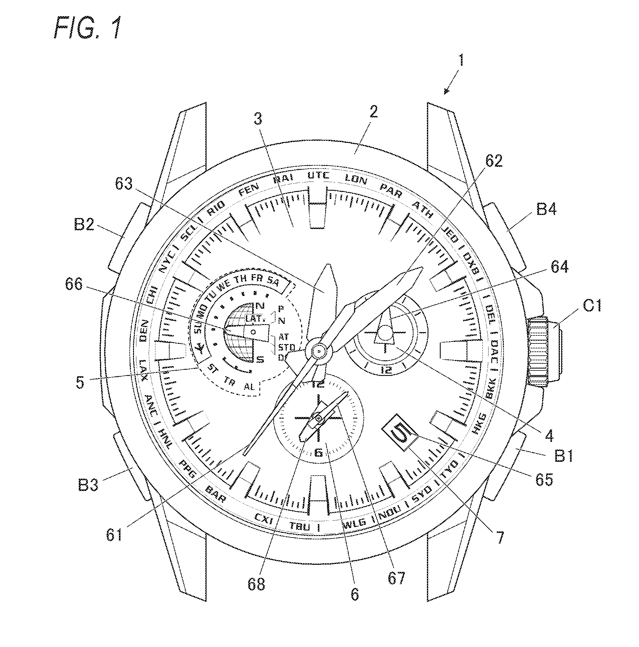 Analog electronic timepiece