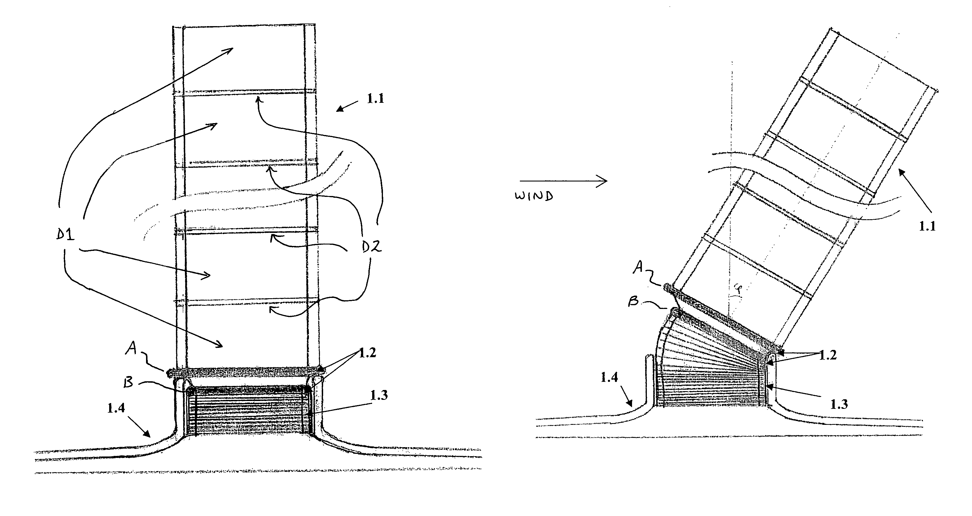 Floating solar chimney