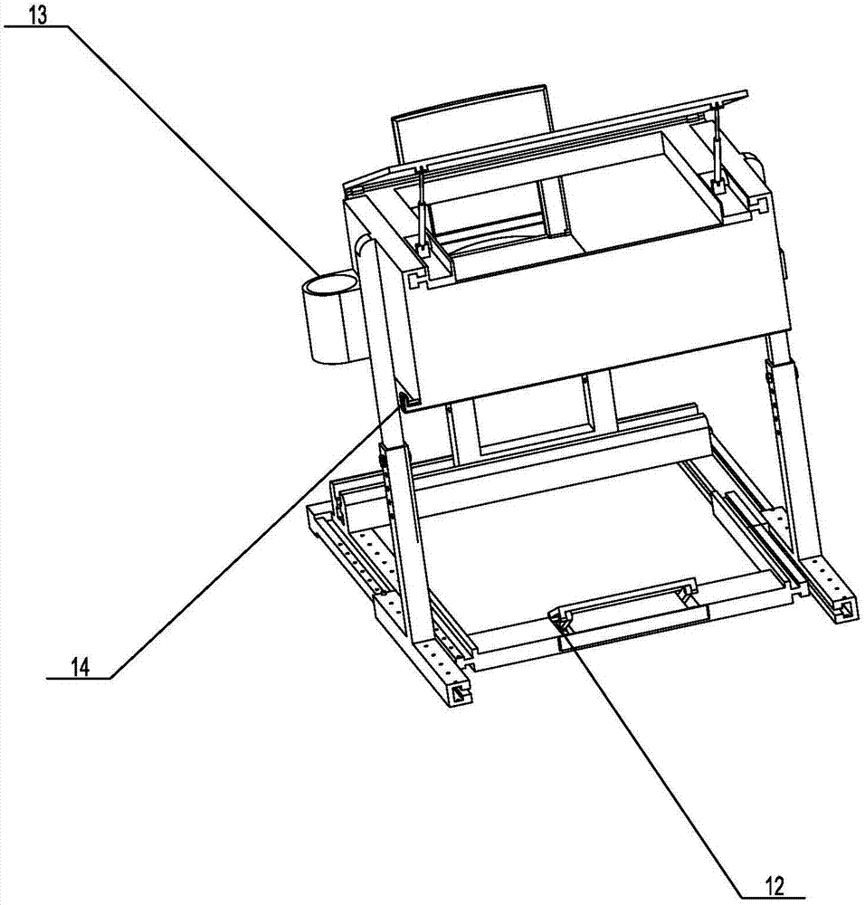 Integrated desk-chair set