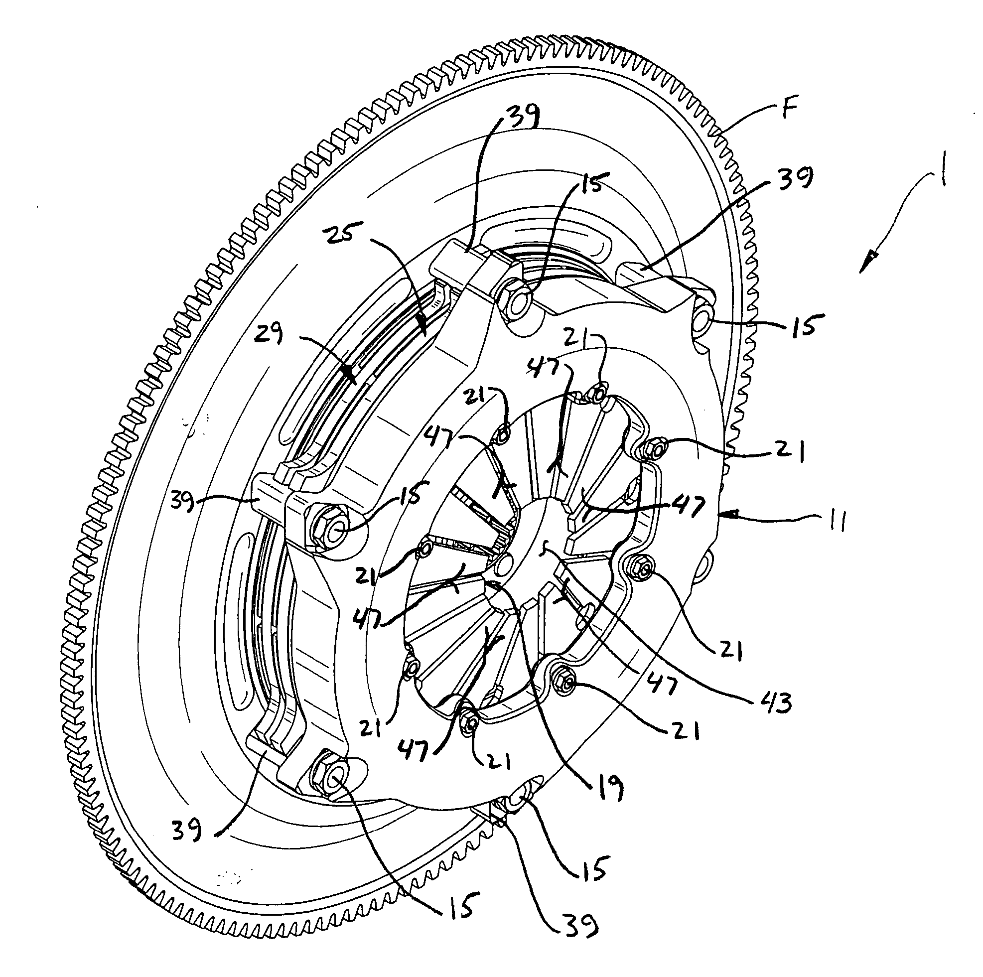 Friction clutch assembly