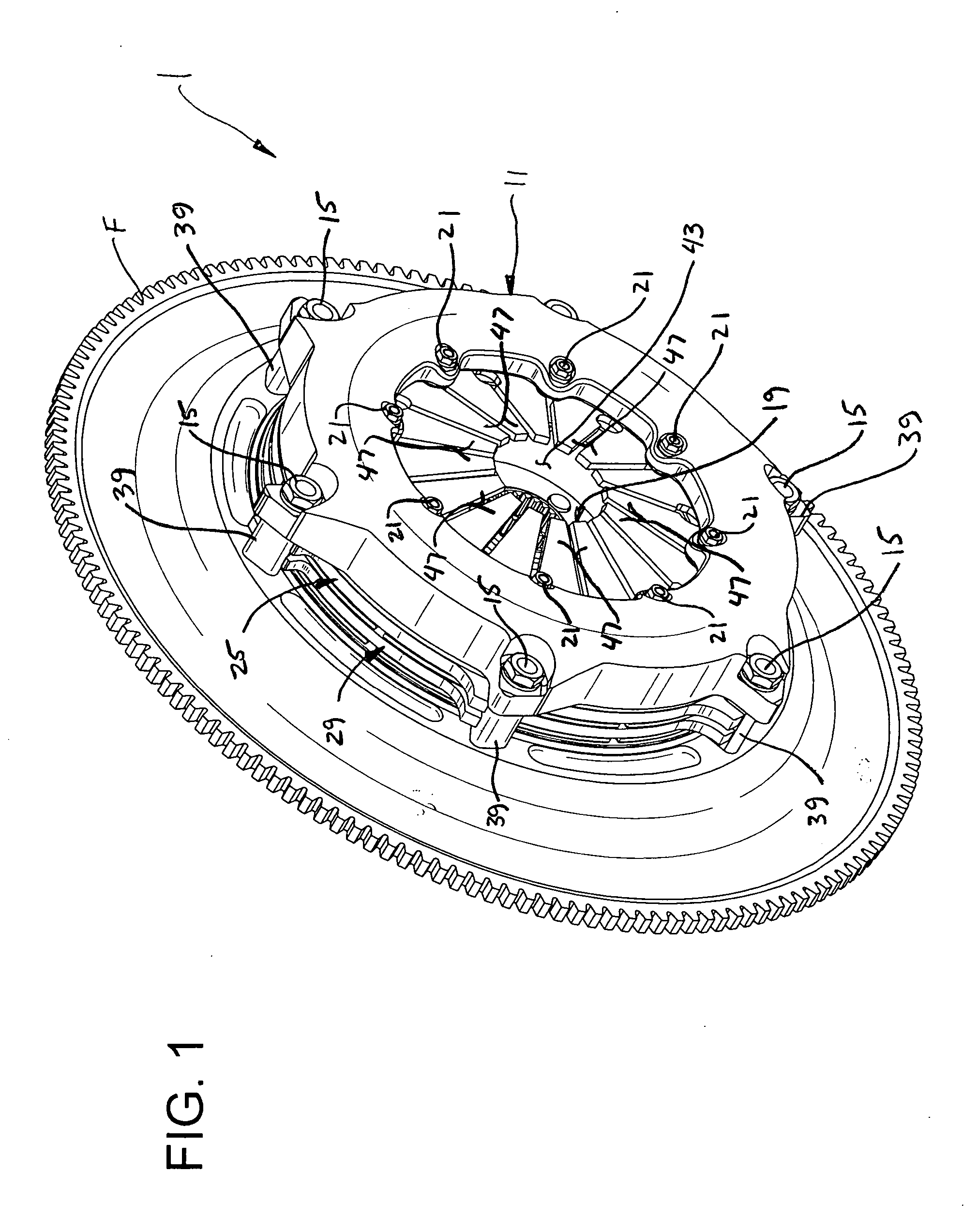 Friction clutch assembly