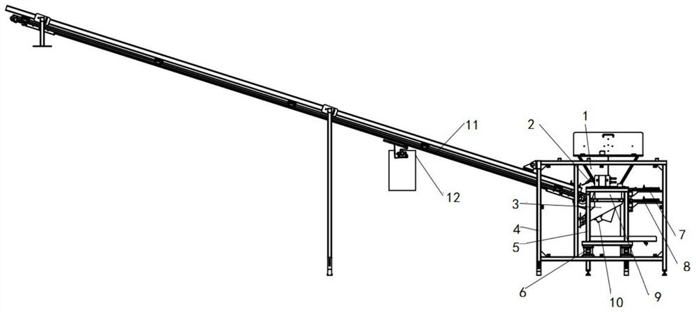 Quantitative reciprocating conveying mechanism for firework inner barrel charging equipment