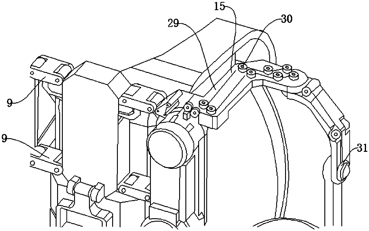 Upper limb shoulder exoskeleton based on screw transmission structure