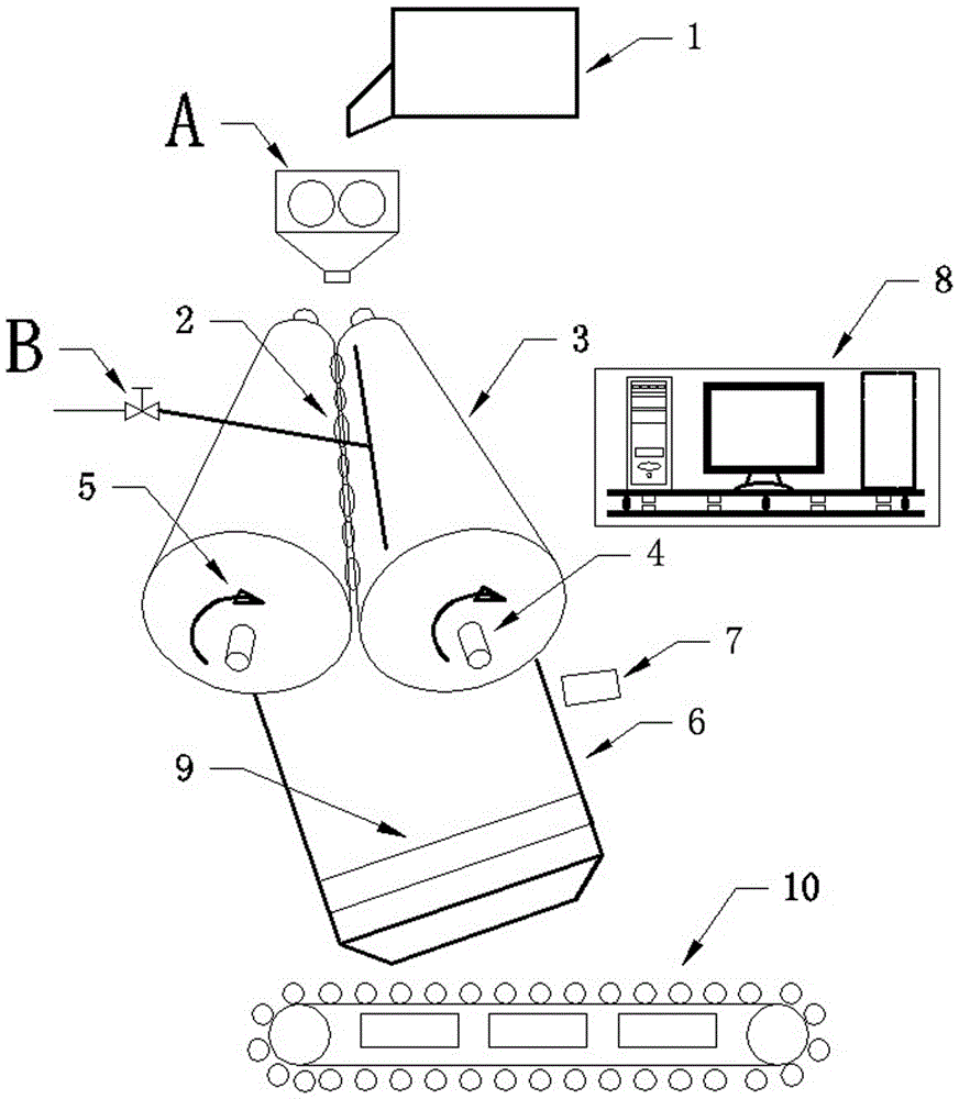 Taper-rotary-drum type walnut outer pulp removing grader with rotating speed monitored by computer