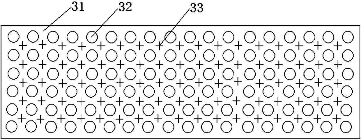 Ground structure with underground space having drainage and seepage functionand construction method thereof