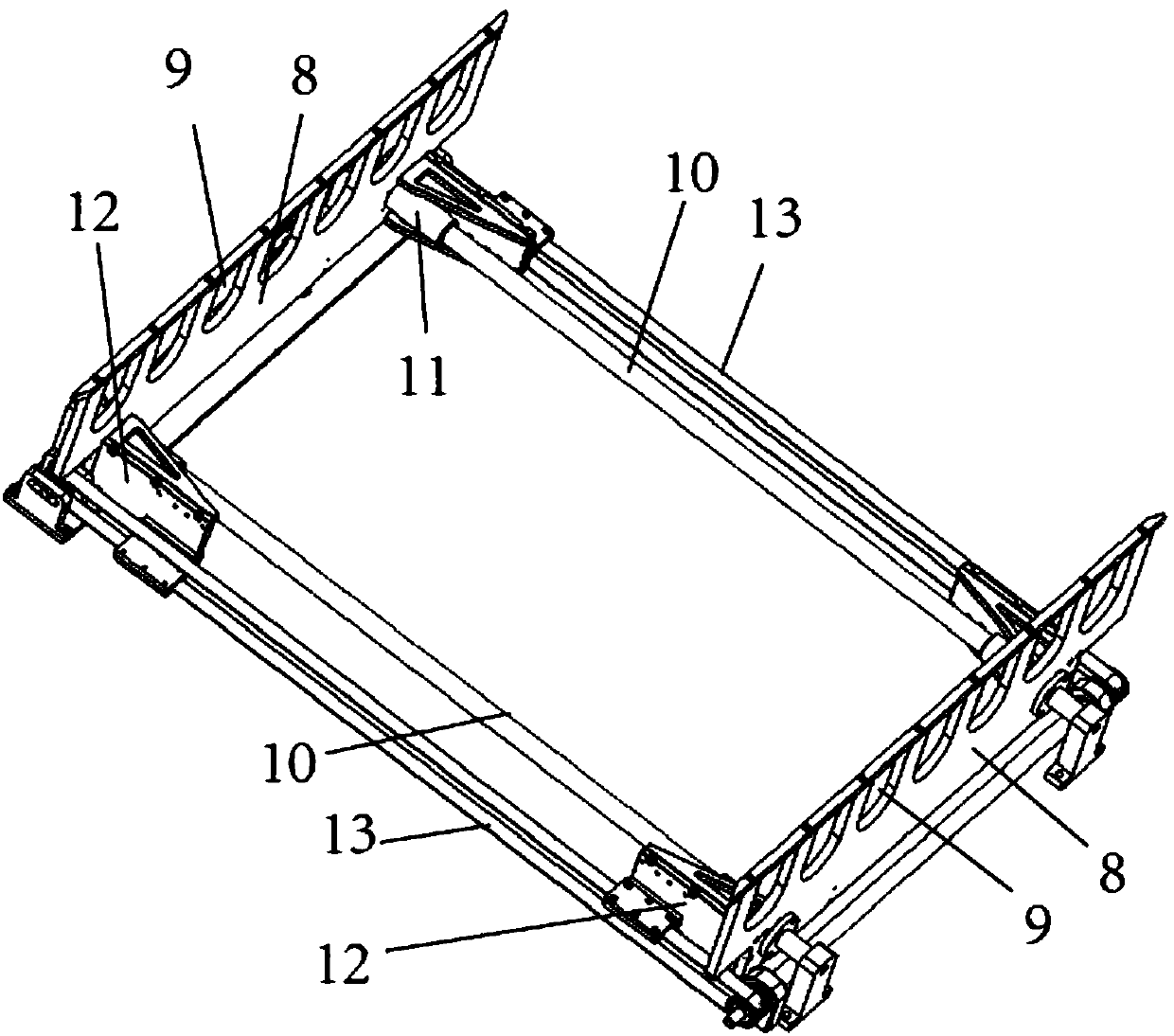 A positioning and grasping mechanism of a manipulator