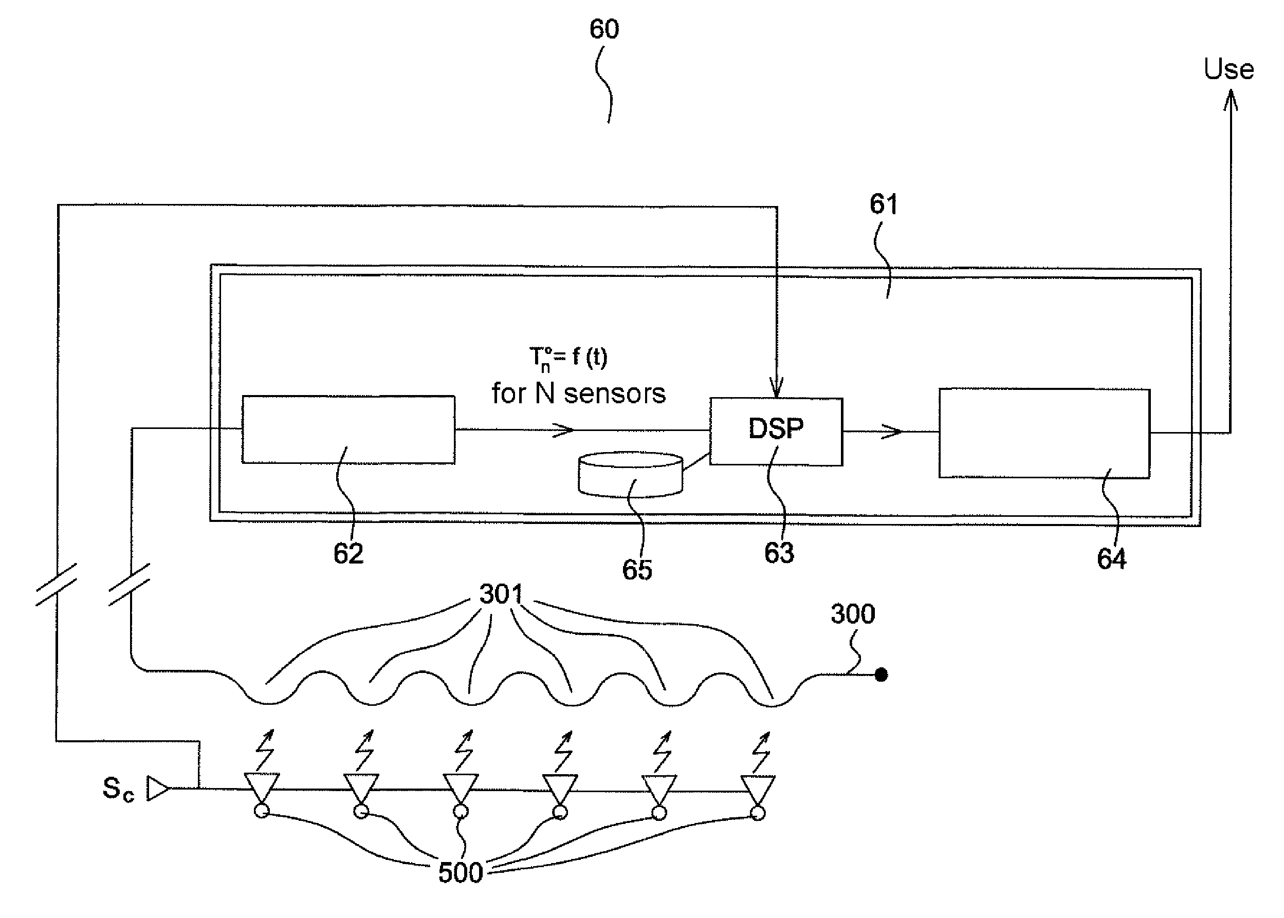 Device for monitoring the correct operation of a plurality of devices, notably actuators