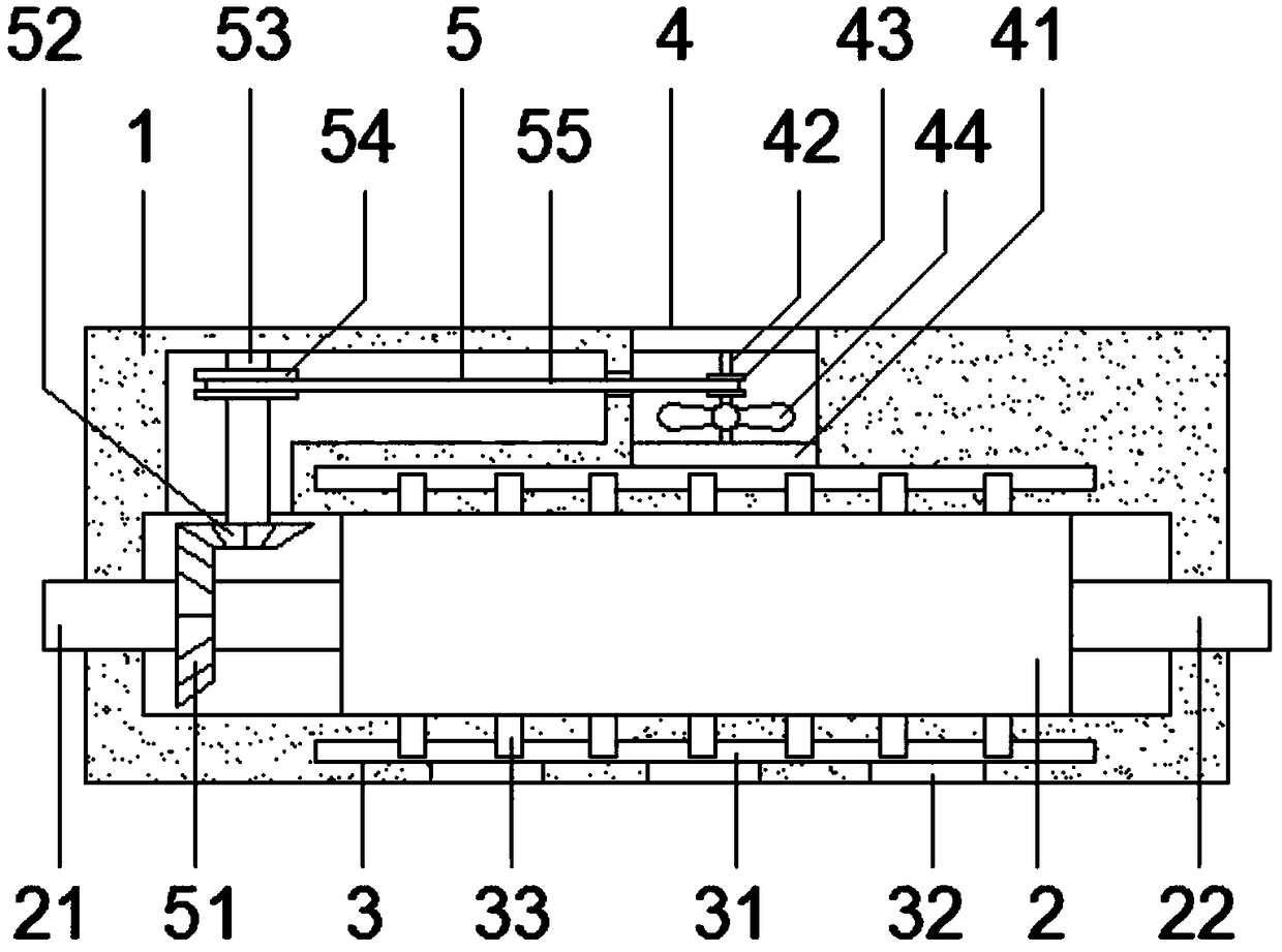 Gear case of intelligent household electrical appliance