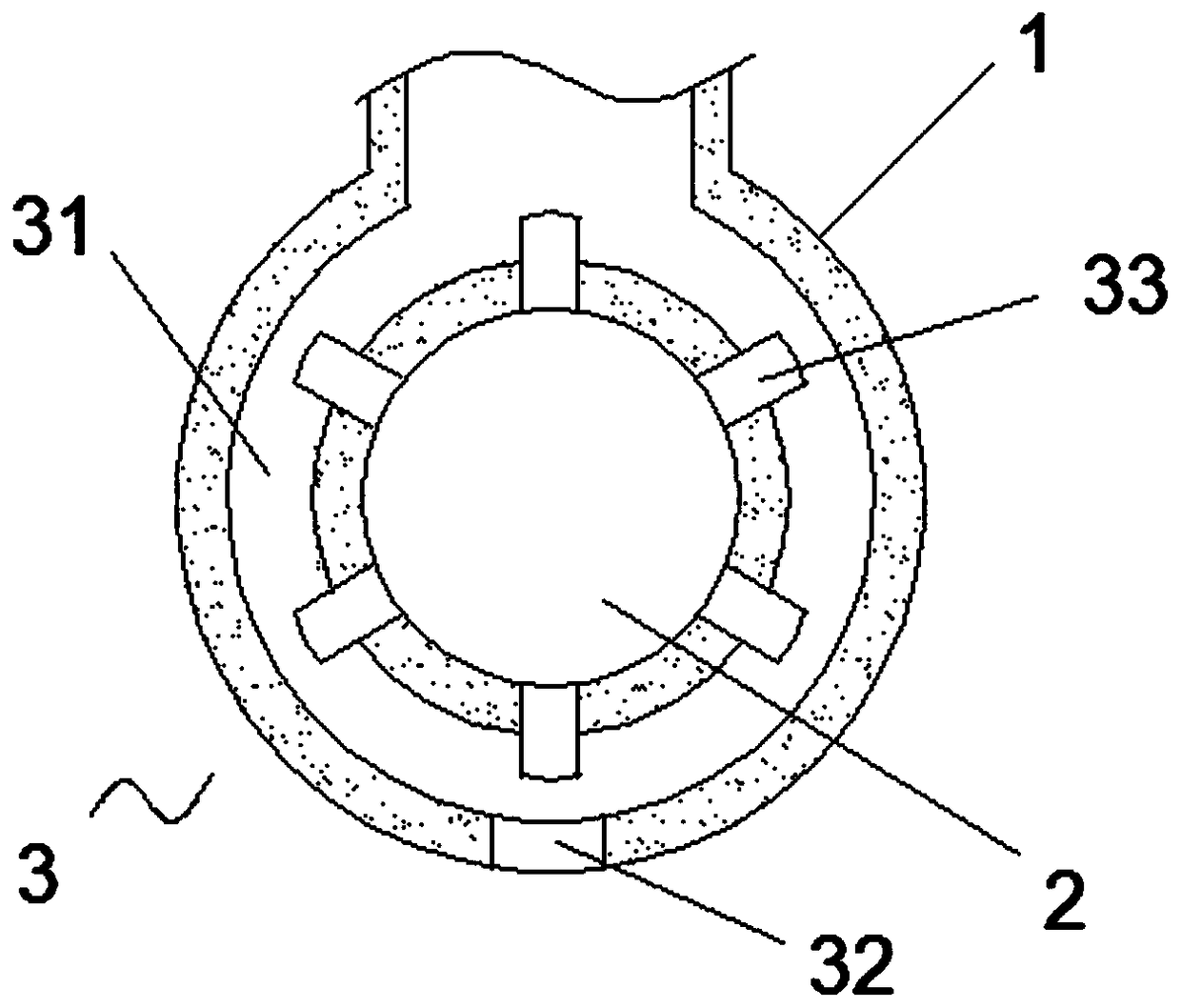 Gear case of intelligent household electrical appliance