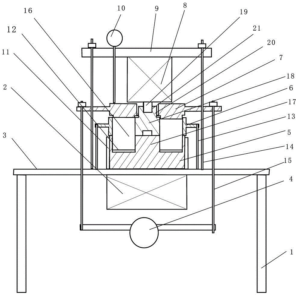 Ring shear apparatus for circular-ring-shaped soil sample