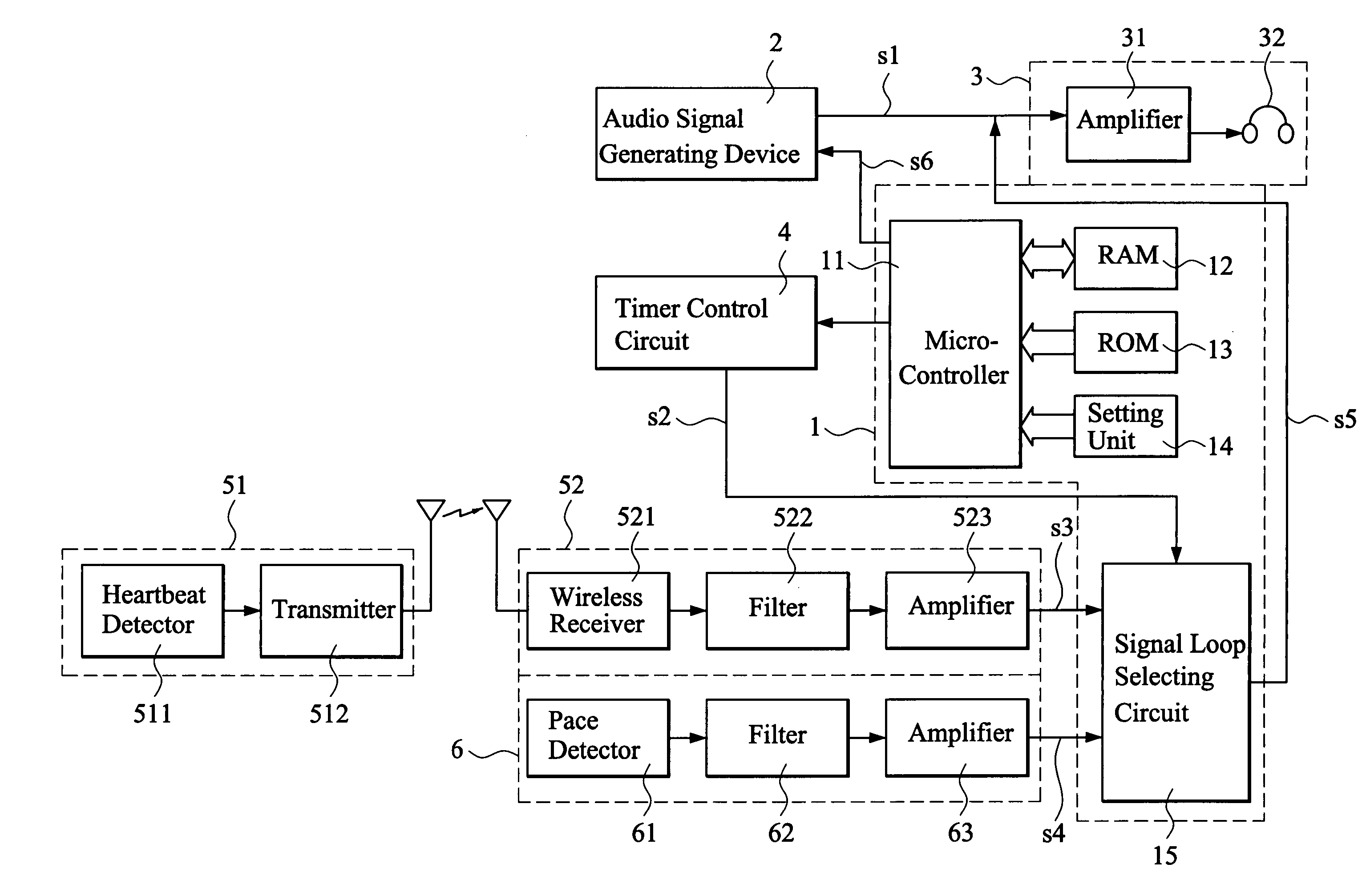 Portable audio device with body/motion signal reporting device