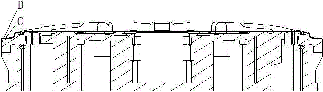 Method for designing post-process die profile machining data by draw piece scanning result