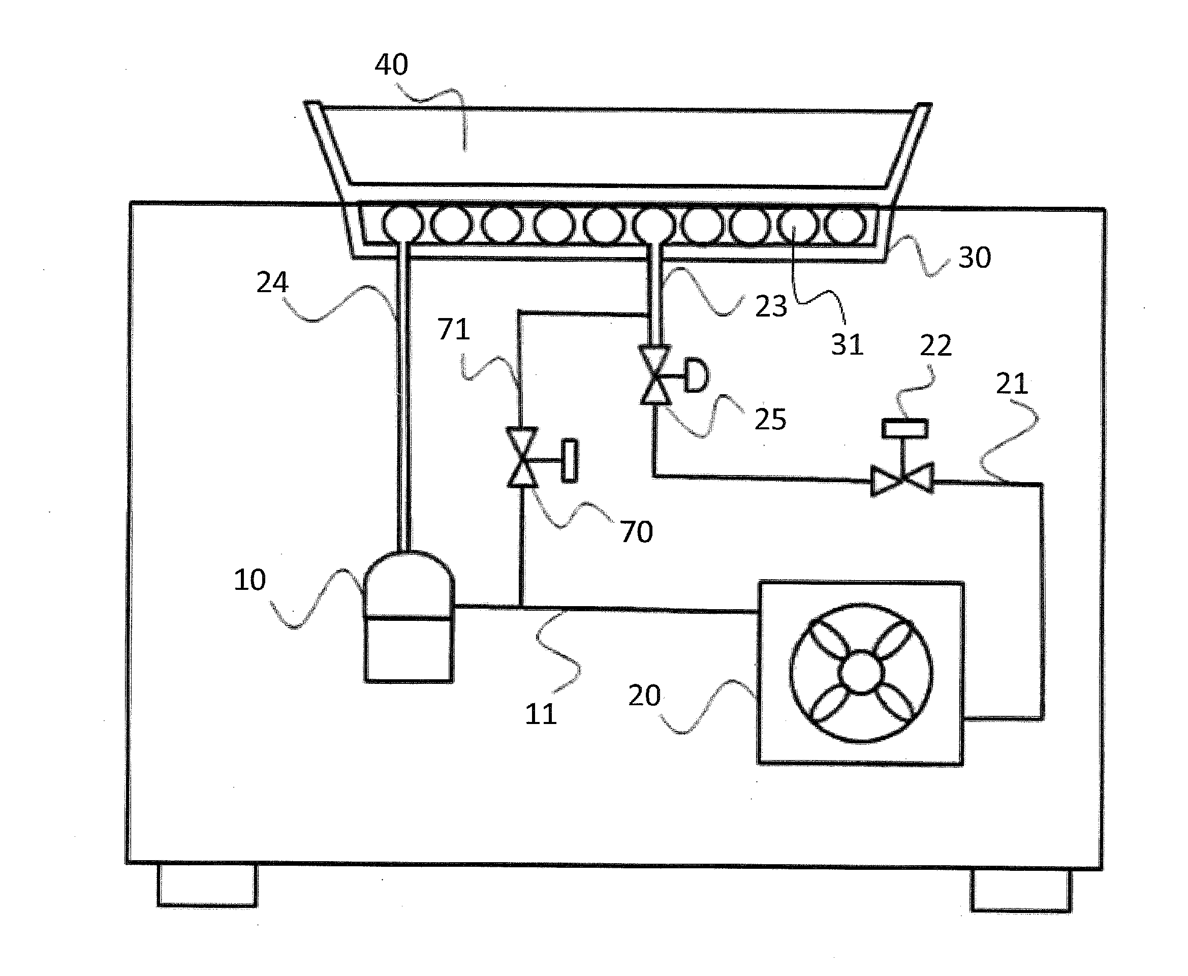 Portable Ice Making Apparatus Having a Bypass Tube