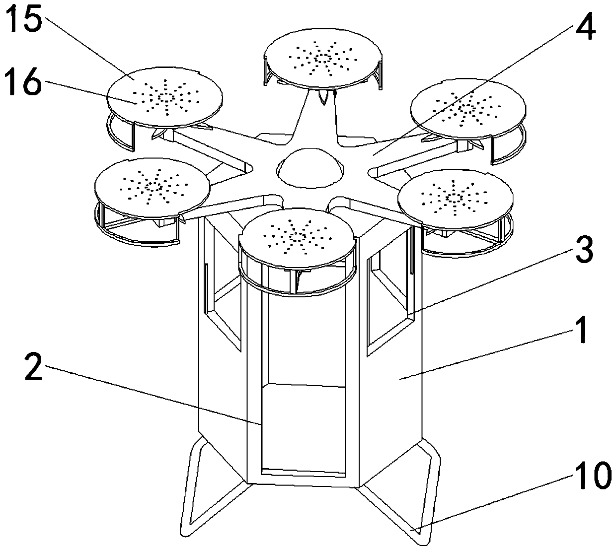 High-rise building rescue equipment based on unmanned aerial vehicle technology