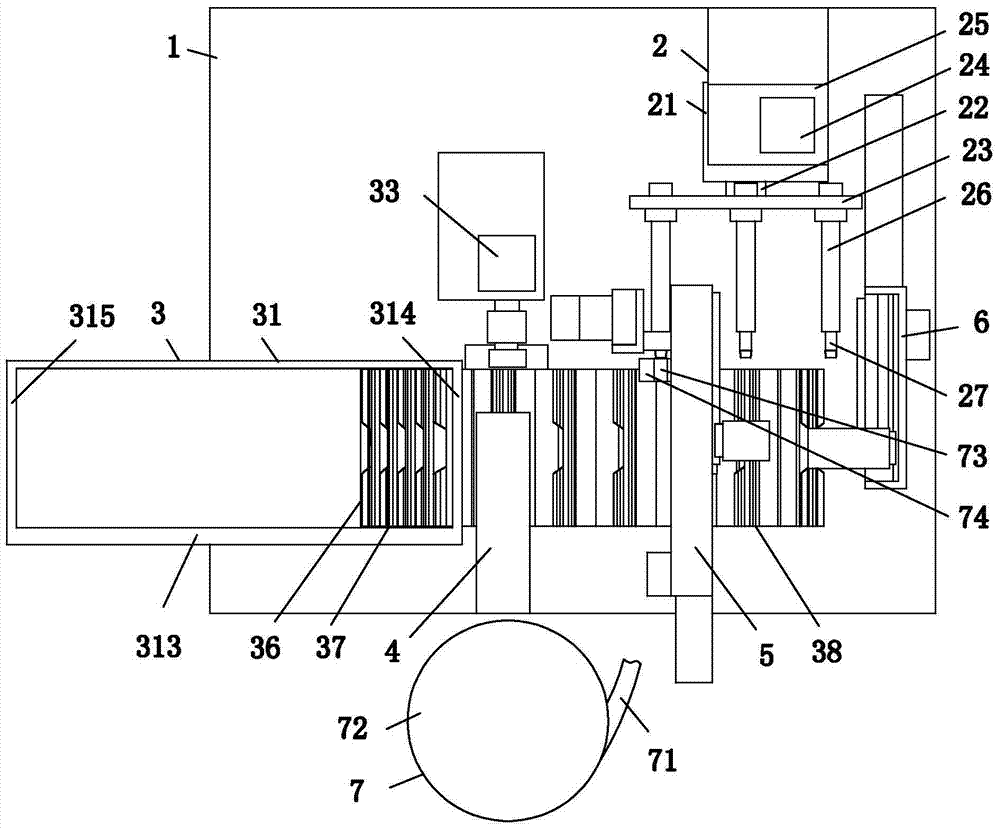 Core inserting machine and core inserting method