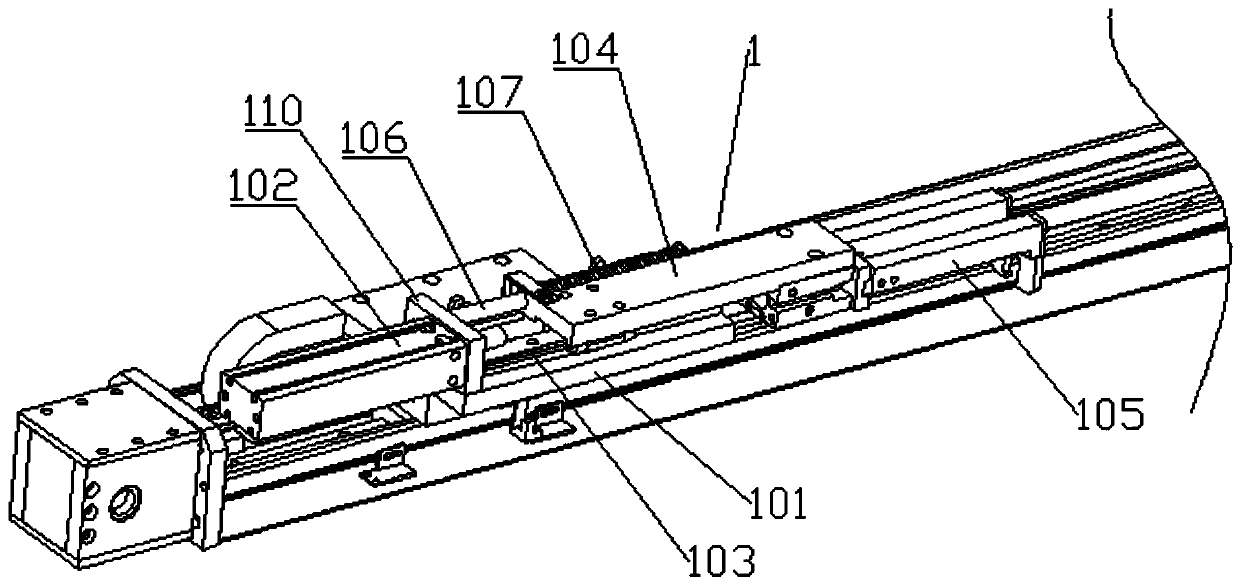 Automatic taking, winding and bagging device for infusion set