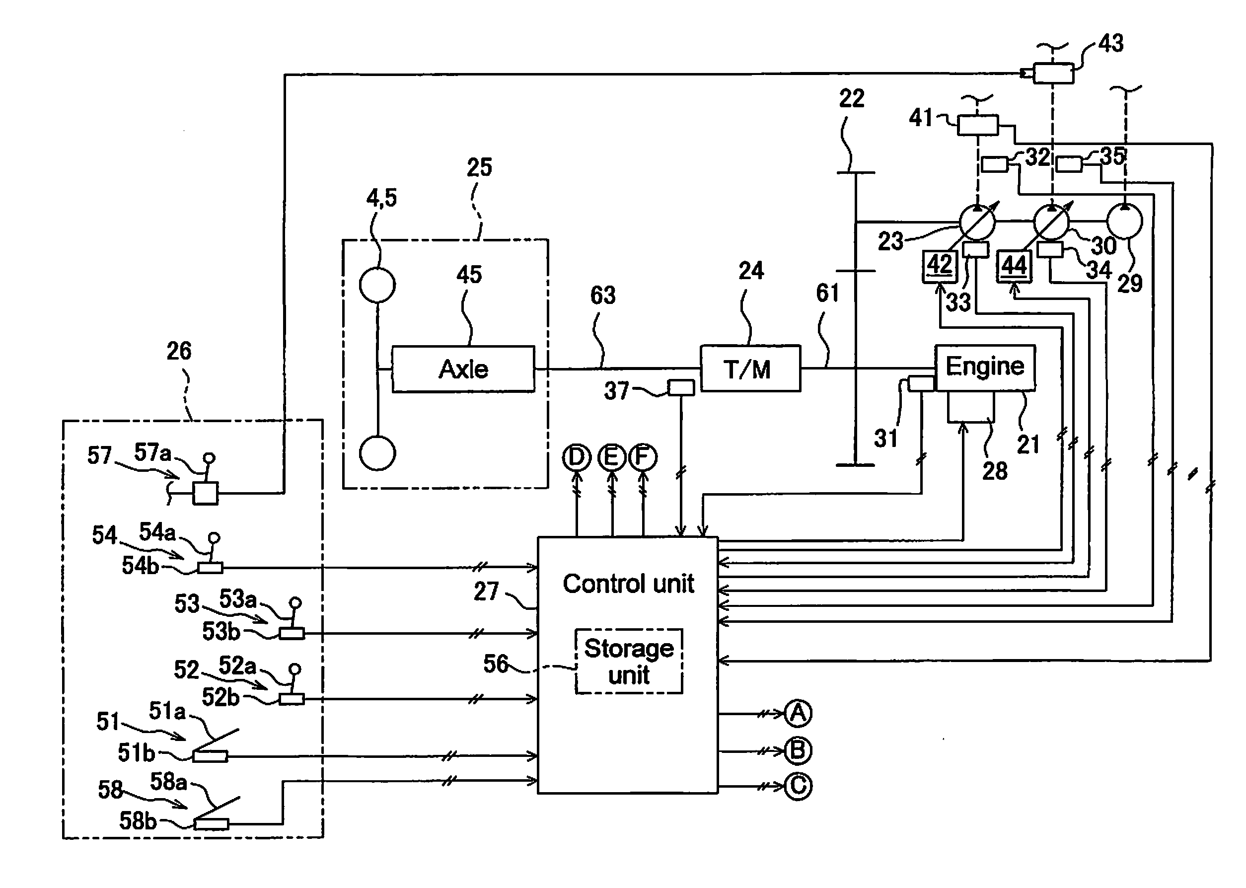 Work vehicle and control method for same