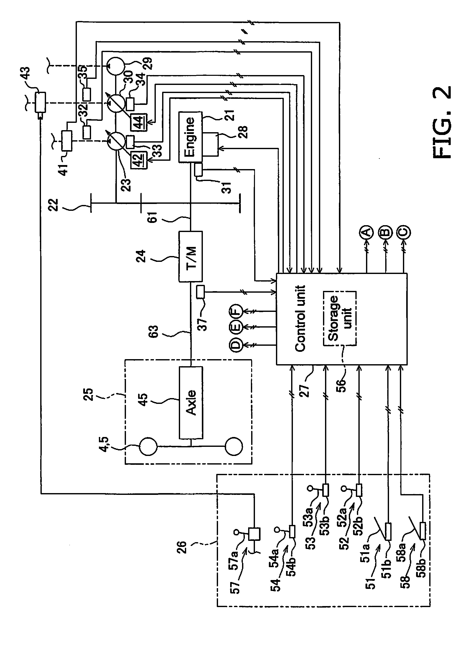 Work vehicle and control method for same