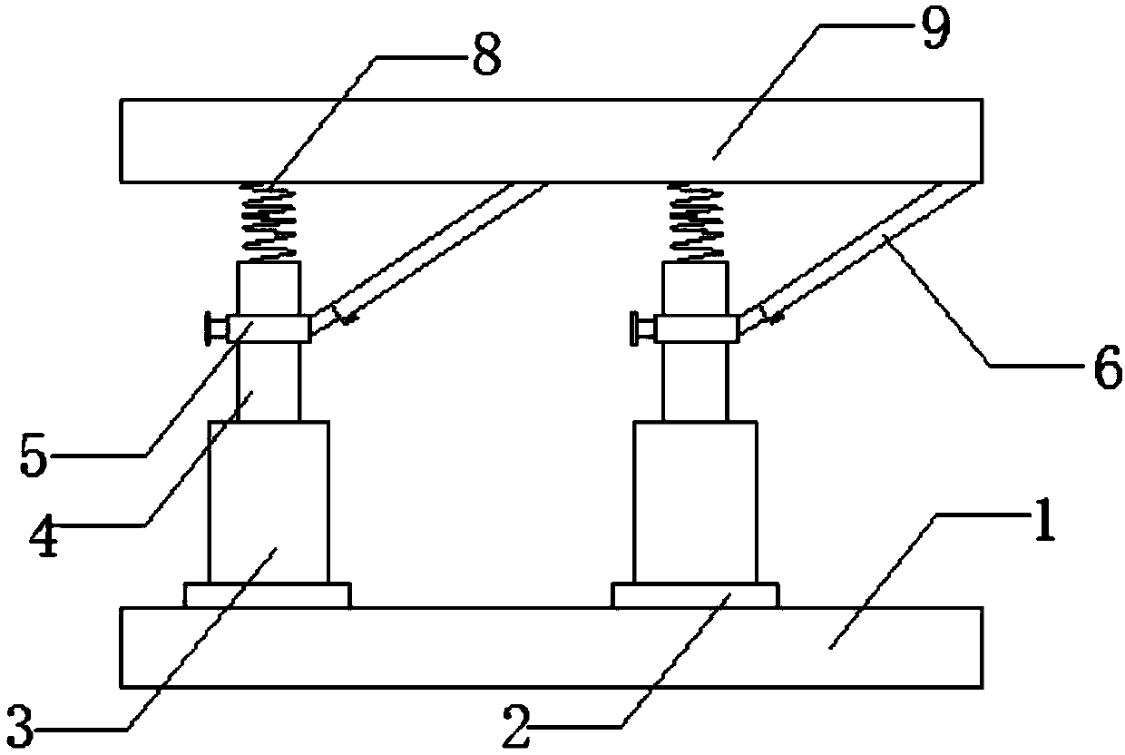 Industrial robot connecting base capable of realizing convenient adjustment of angle