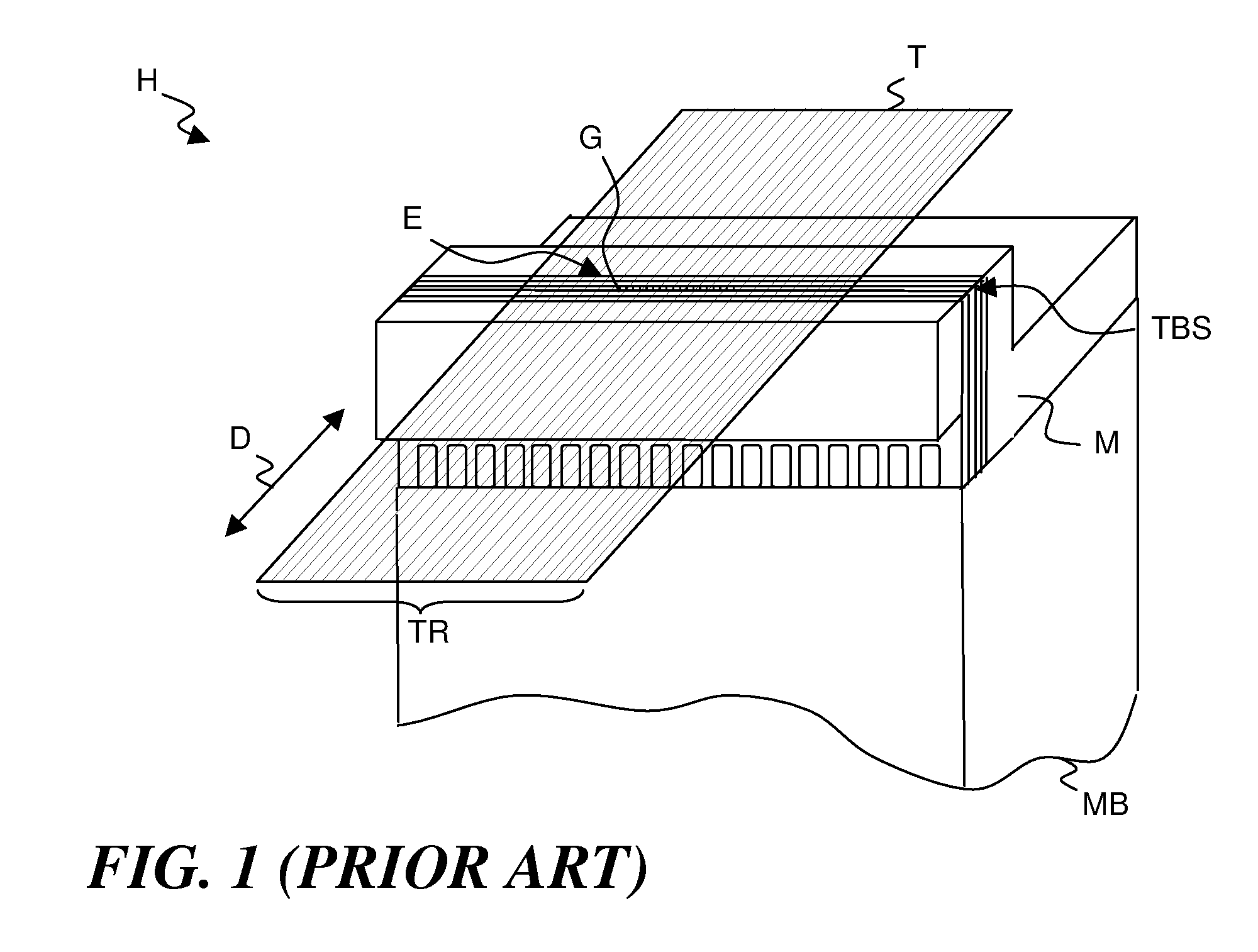 High areal density tape head