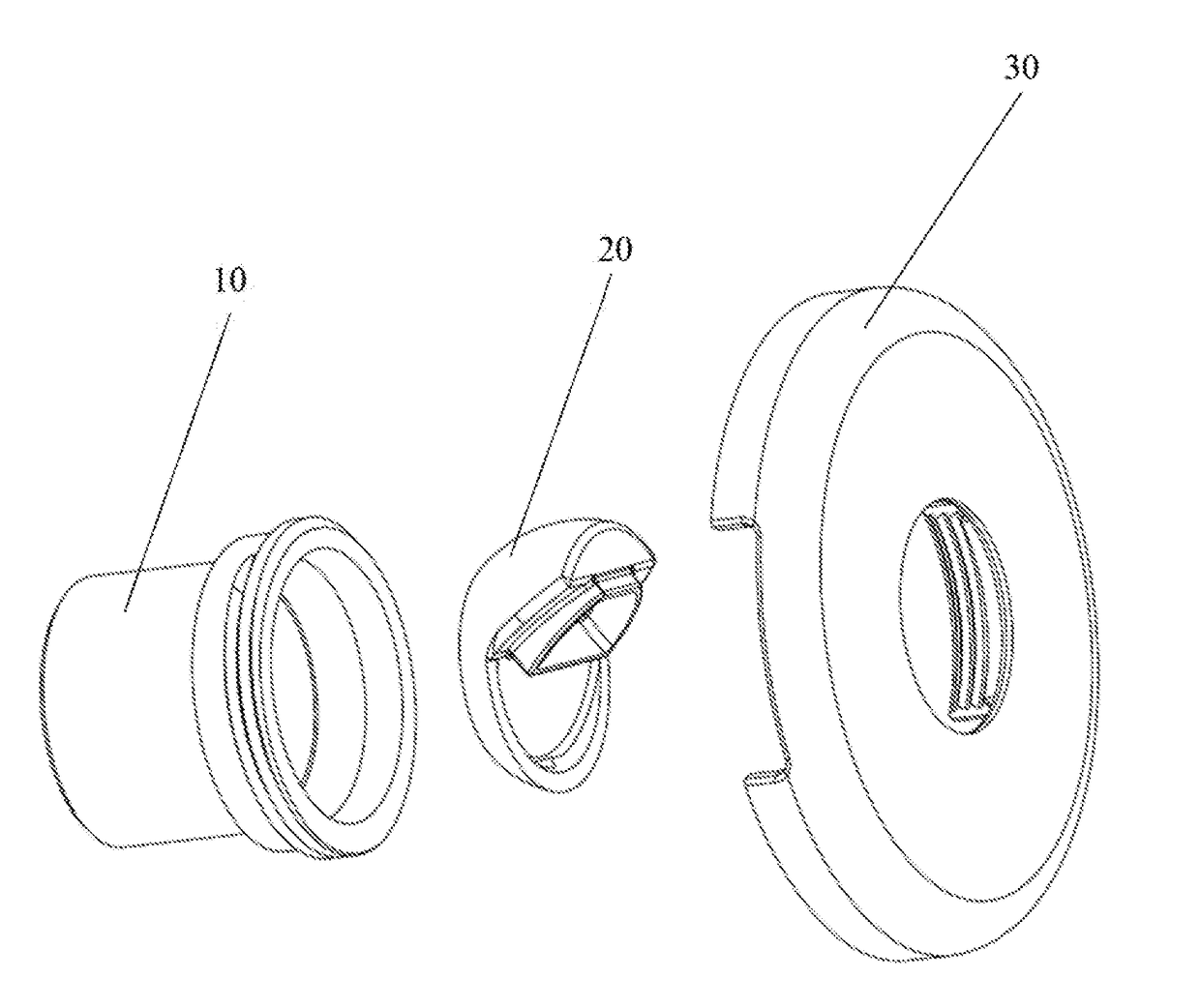 High flow water return fitting for swimming pools and spas