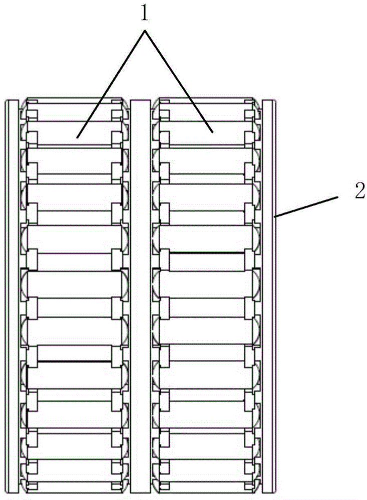 Trapezoid self-locking pin bearing retainer and blanking die