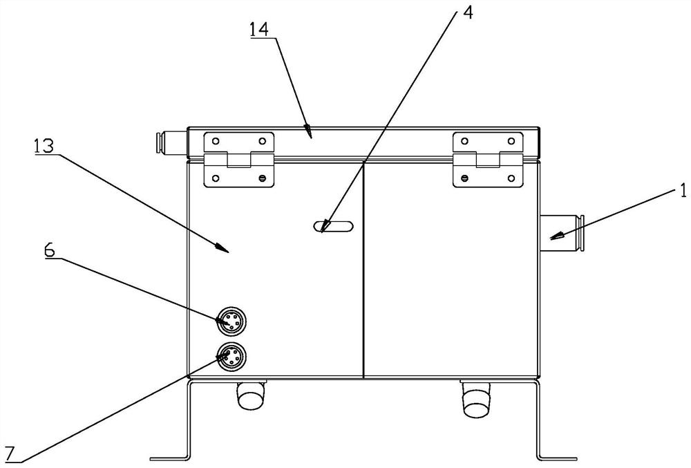 Environment testing device of display device