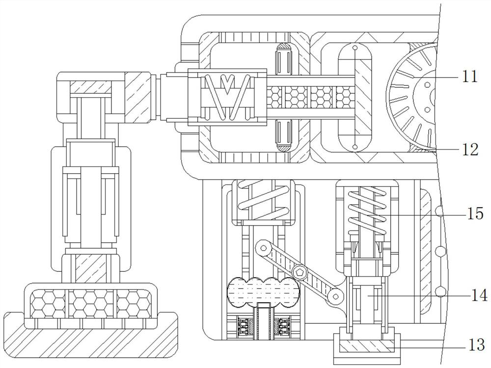 Auxiliary equipment capable of accurately measuring deformation quantity for hardware plate strength detection