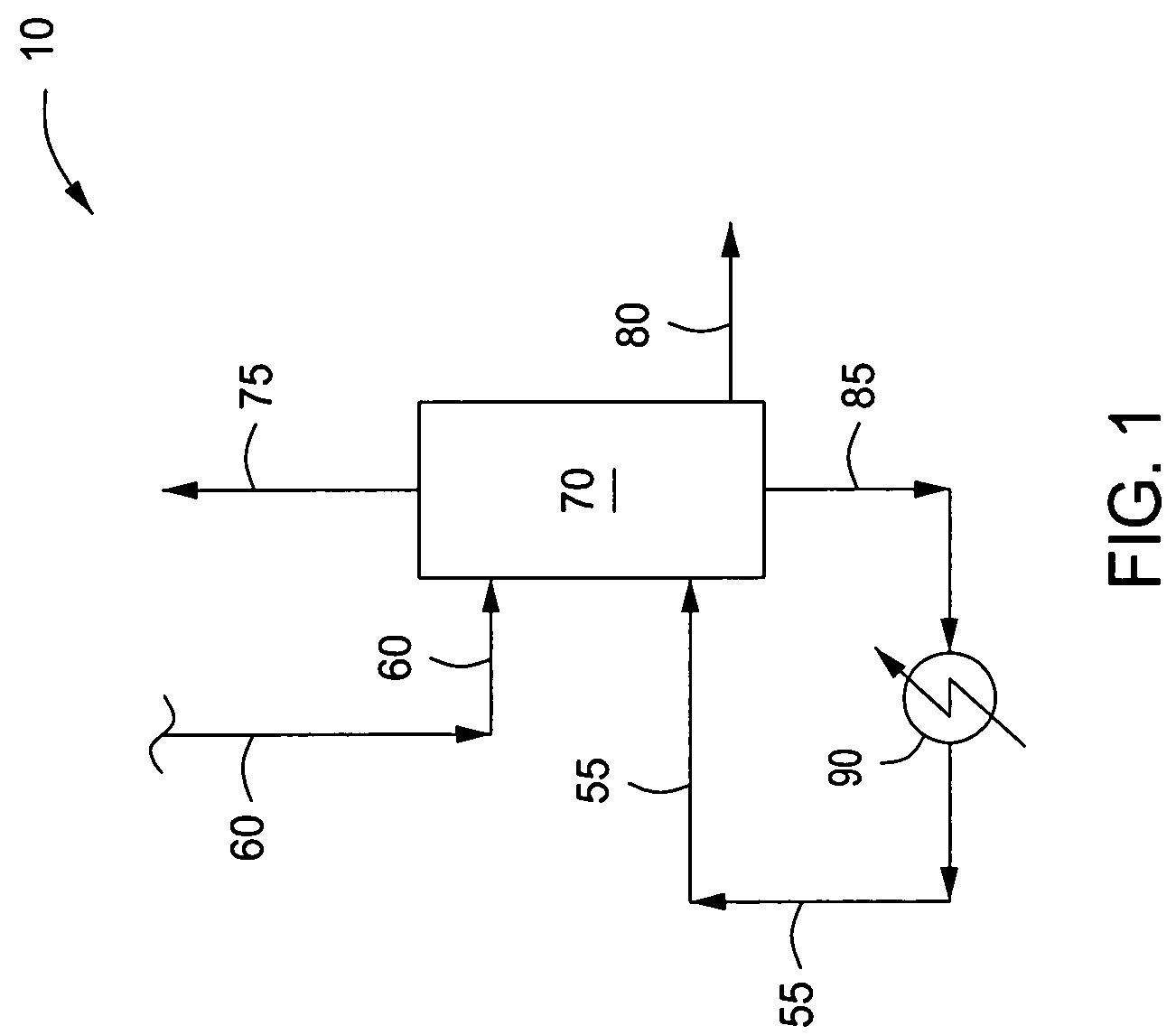 Method for treatment of process waters using steam