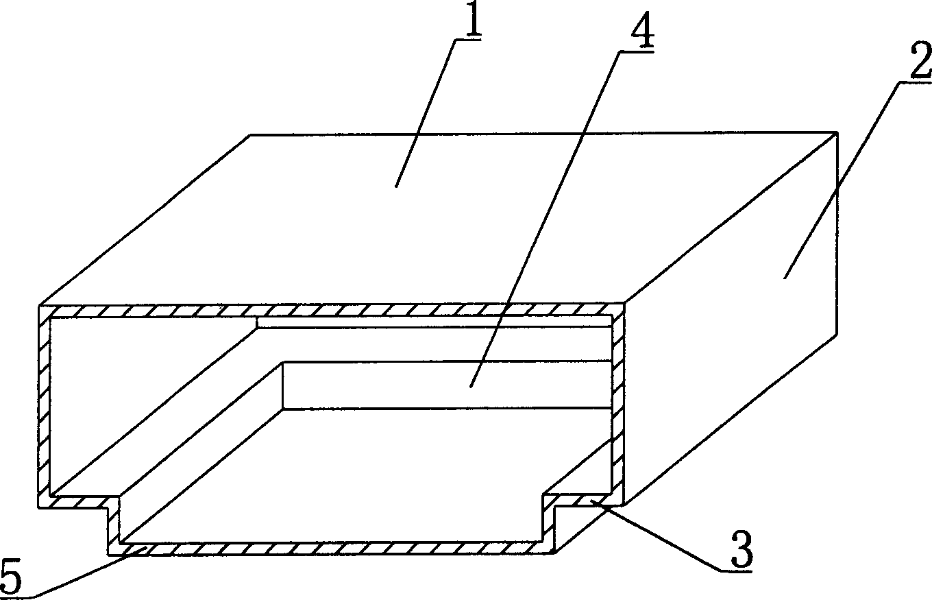 Thin-wall mould casing member